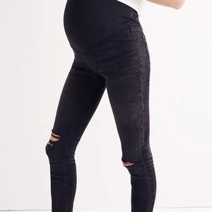 Madewelll Over Belly Maternity Jeans Size 28 Black